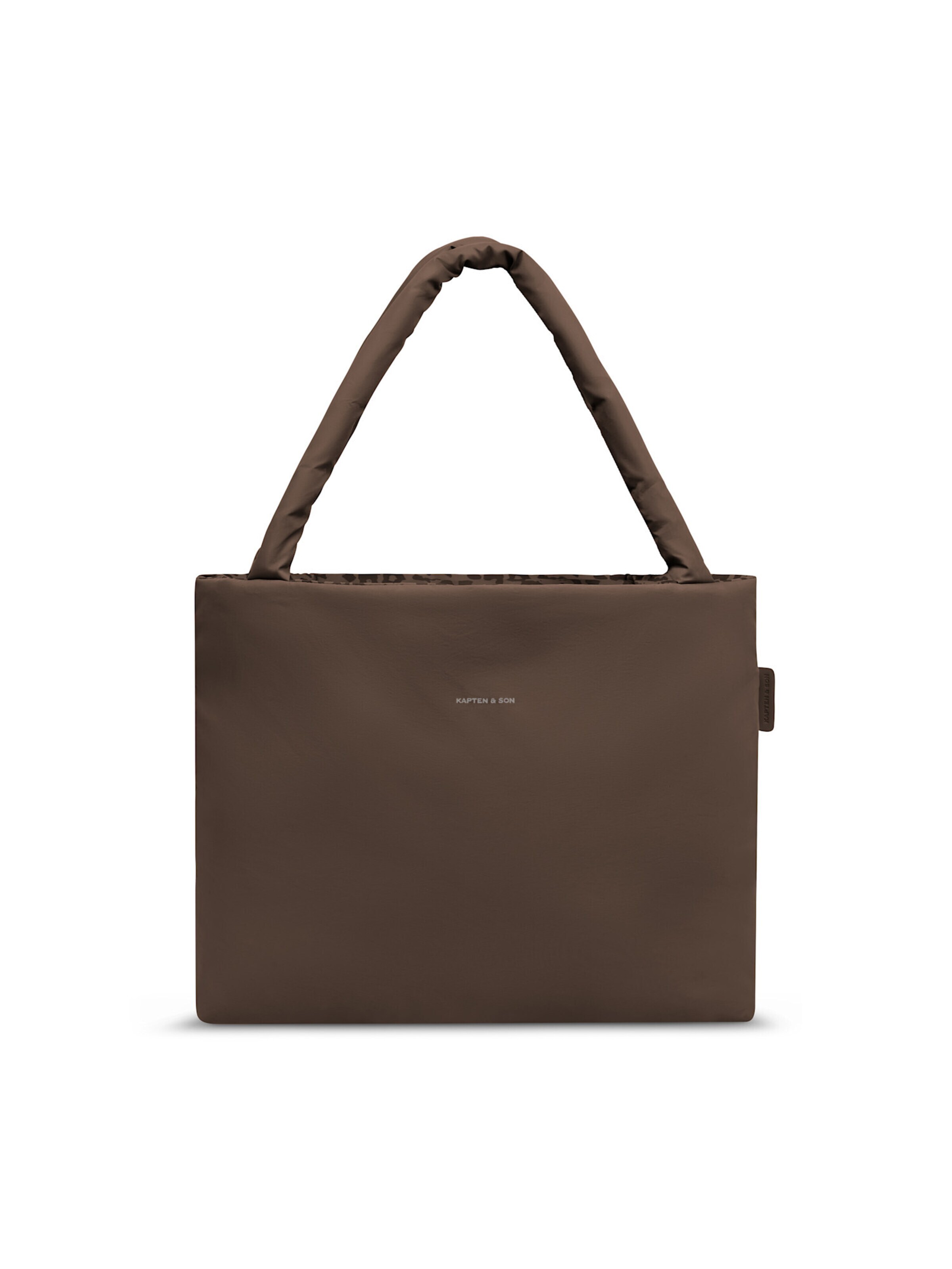 Kapten & Son Shopper 'Skara Cloud Shoulder' in Brown: front