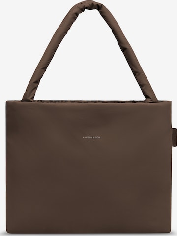 Kapten & Son Shopper 'Norva 2in1 Shopper' in Braun: Vorderseite