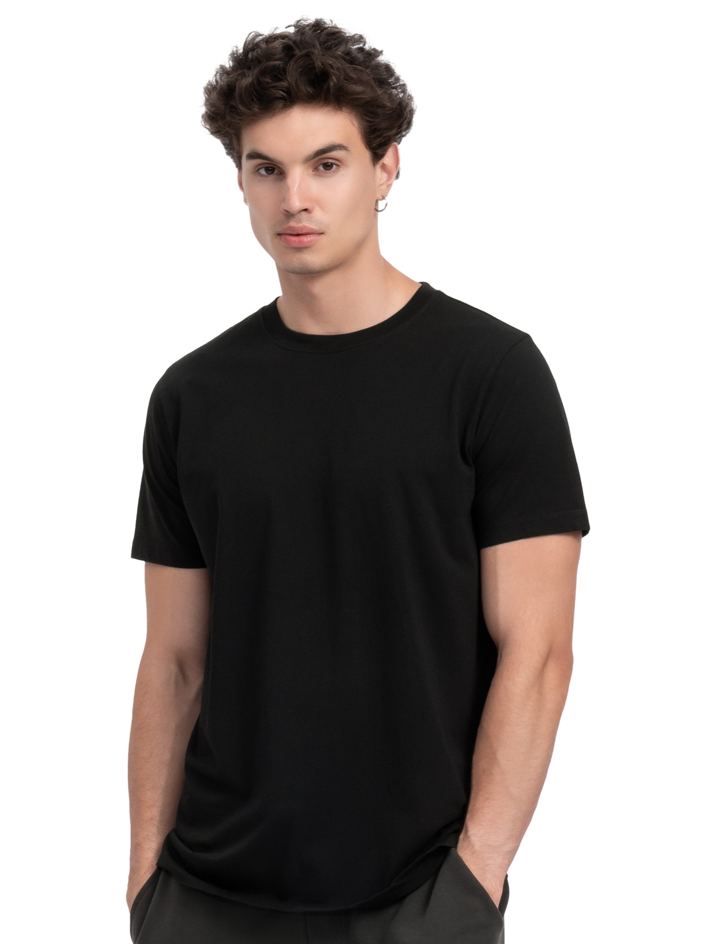 Maglietta di Kaft in nero: frontale