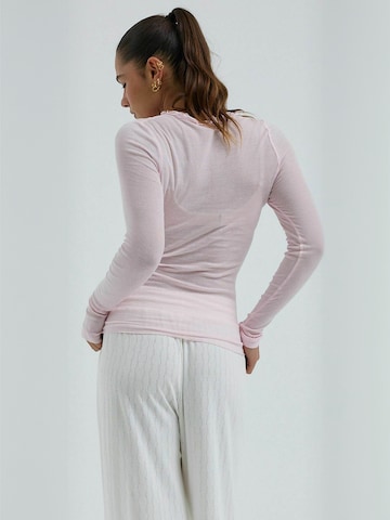 T-shirt Seamless Basic en rose