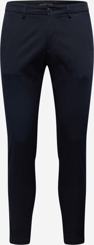 DRYKORN Tapered Chino Pants 'AJEND' in Blue: front