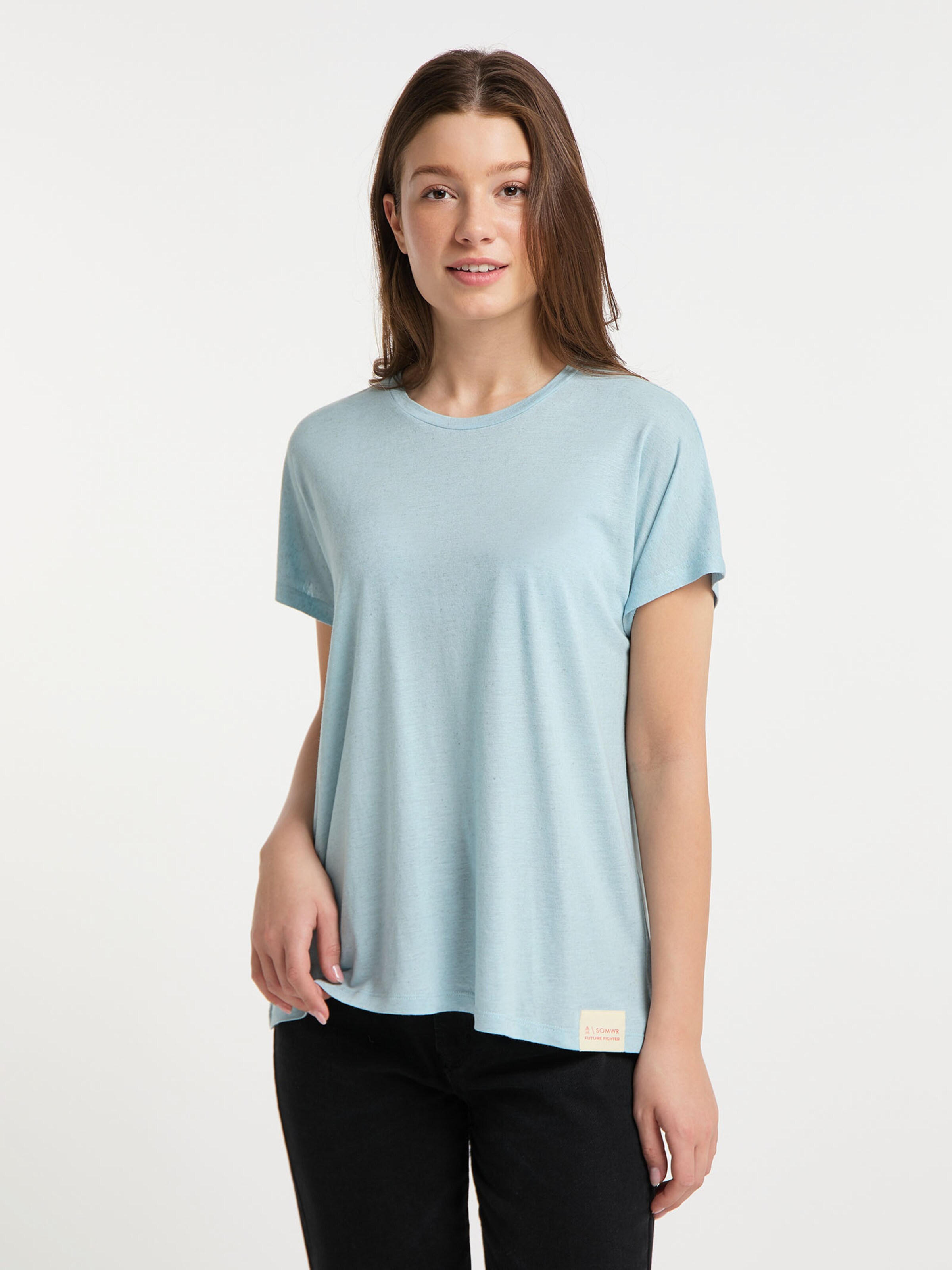 Frauen Shirts & Tops SOMWR Shirt 'IMMERGE' (GOTS) in Himmelblau - KP38459 Frauen Shirts & Tops SOMWR Shirt 'IMMERGE' (GOTS) in Himmelblau - KP38459