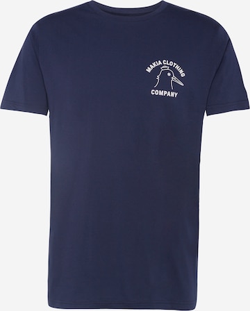 T-Shirt 'Mate' MAKIA en bleu : devant