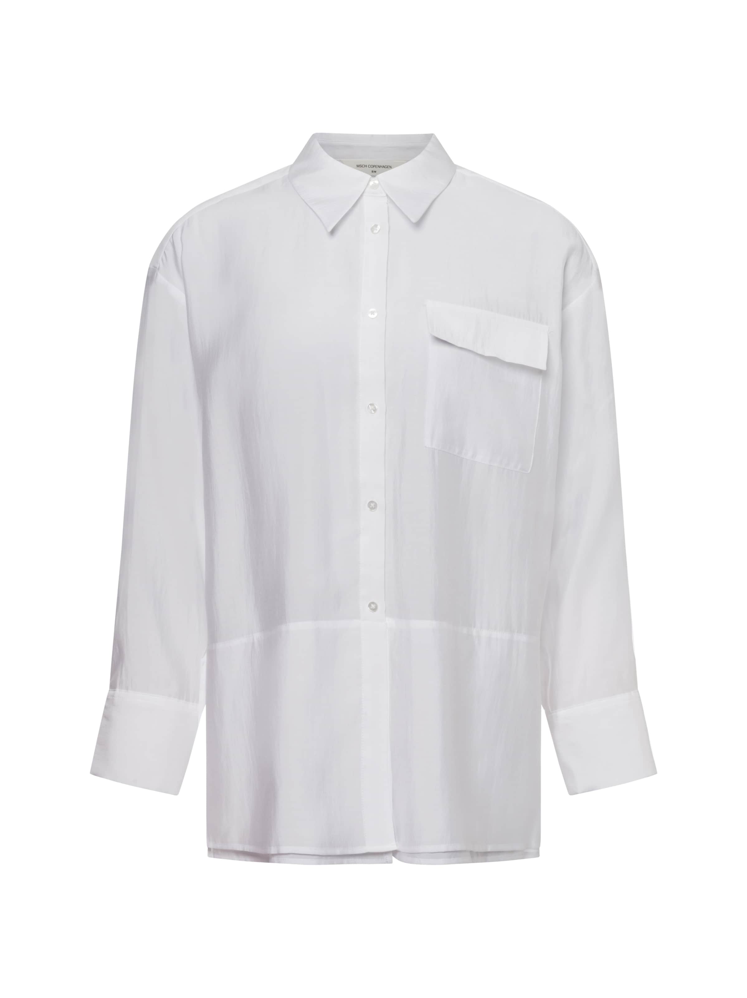 Chemisier 'Barrington' MSCH COPENHAGEN en blanc : devant