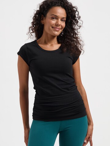 Urban Goddess Yoga & Activewear Sporttop 'Zefira Yoga & Pilates' in Schwarz