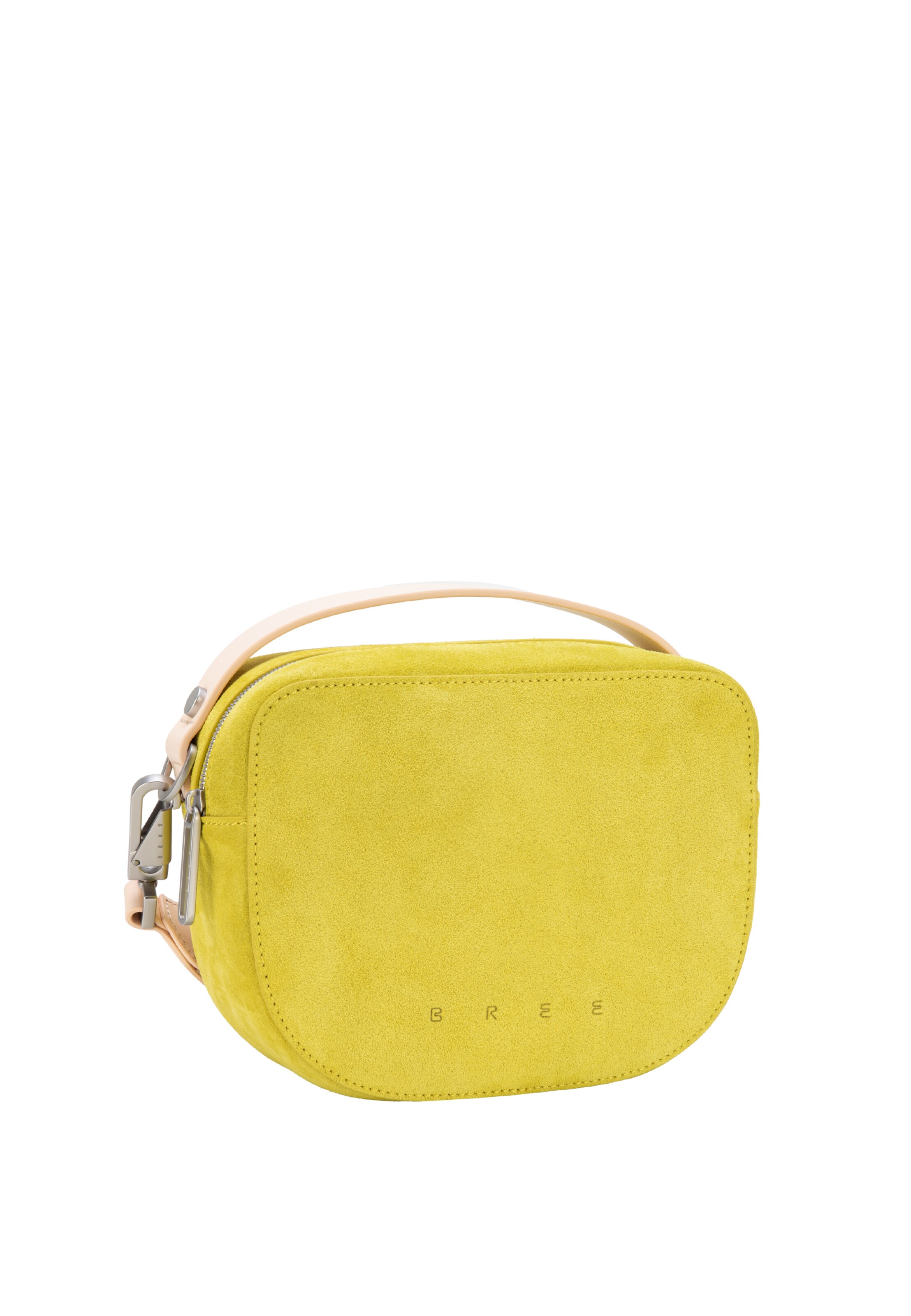 BREE - Mala de ombro 'The Icons Cube' em amarelo