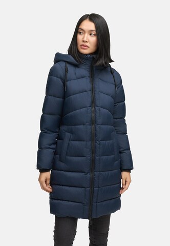 MARIKOO Winter coat 'Kaltnäschen 16' in Blue: front