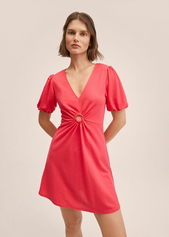 MANGO Jurk 'Adela' in Rood: voorkant