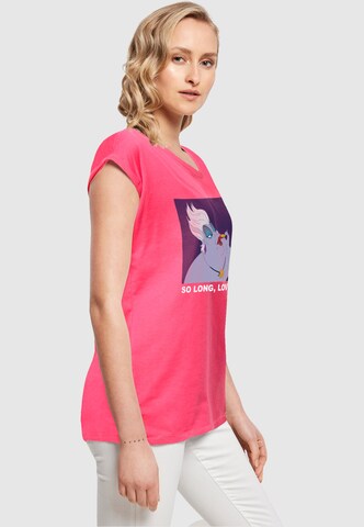 ABSOLUTE CULT Shirt 'Little Mermaid - Ursula So Long Lover Boy' in Roze