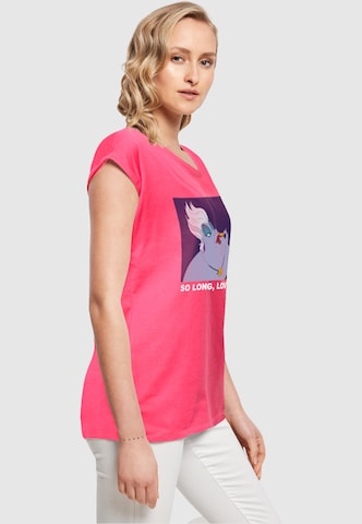 ABSOLUTE CULT T-Shirt 'Little Mermaid - Ursula So Long Lover Boy' in Pink