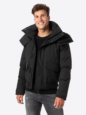 Veste mi-saison 'Everest' Superdry en noir : devant