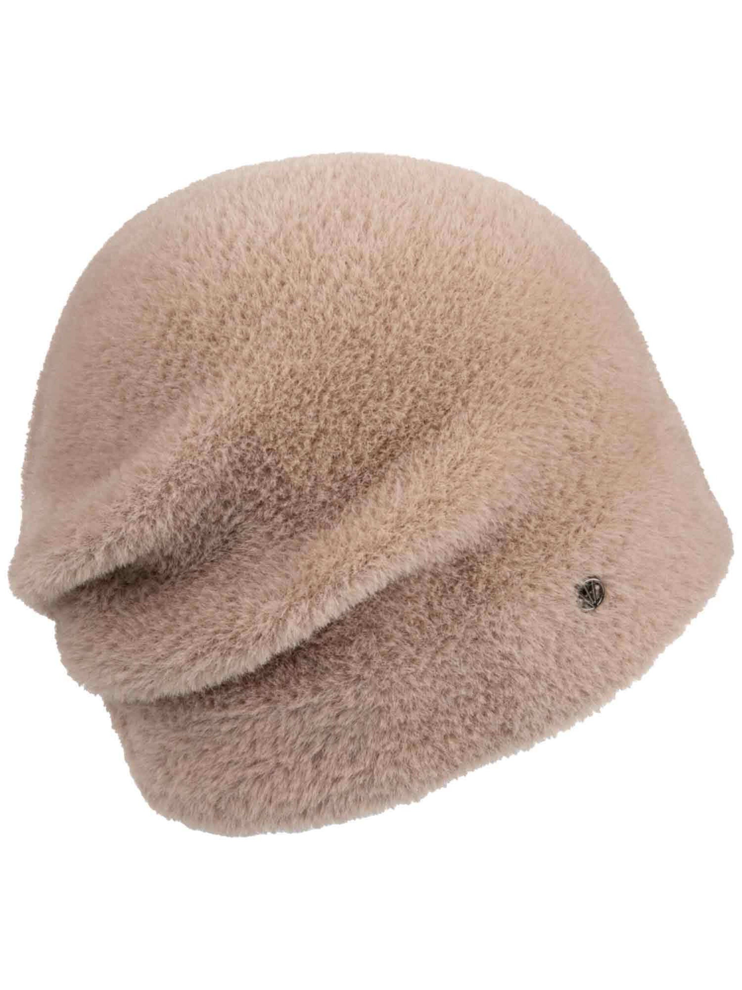 LOEVENICH Beanie in Brown: front