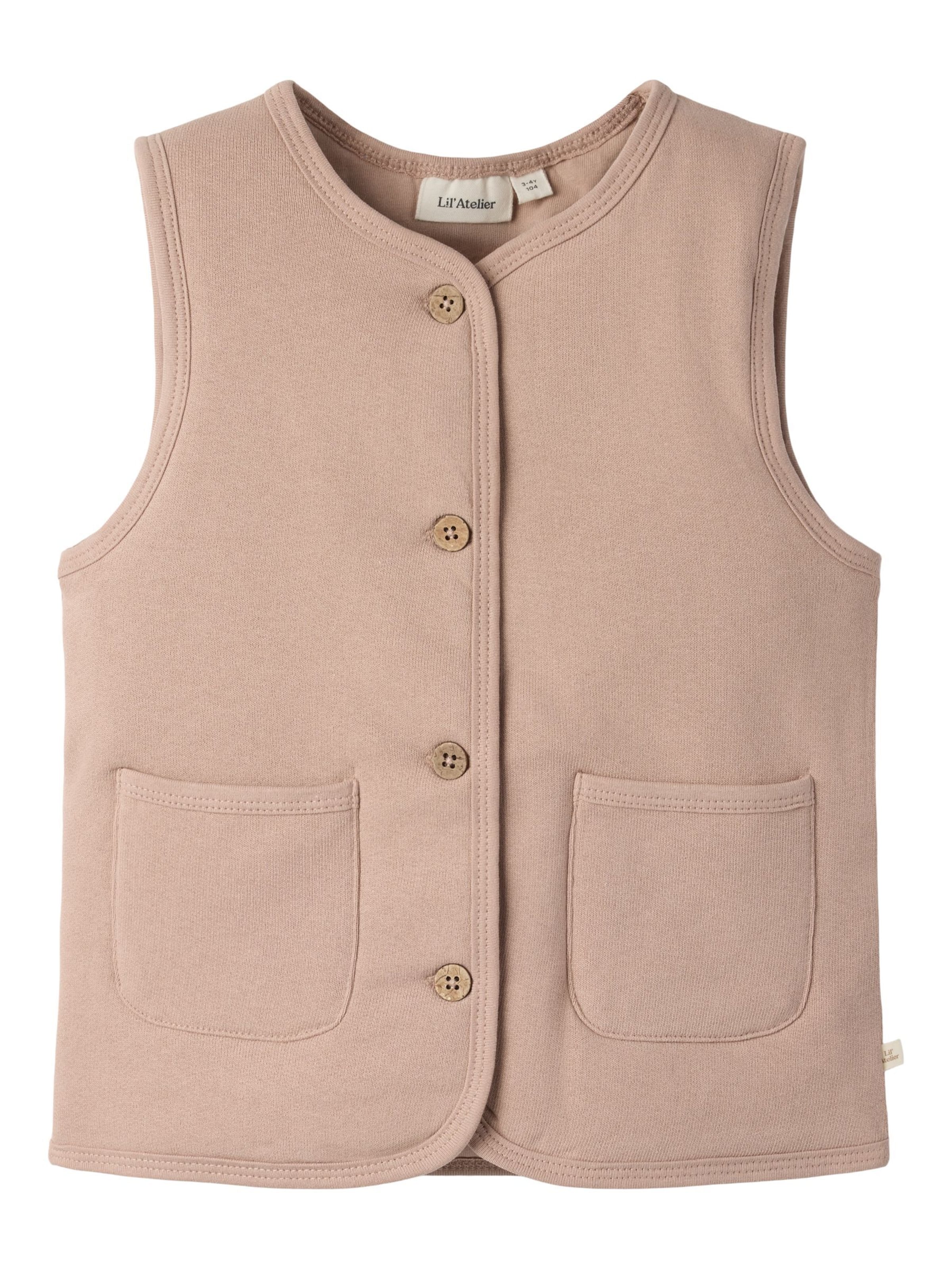 Lil'Atelier Cardigan i brun: forside
