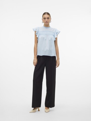 VERO MODA Blouse 'VMTrine' in Blauw
