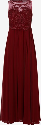 Marie Lund Evening Dress in Red: front