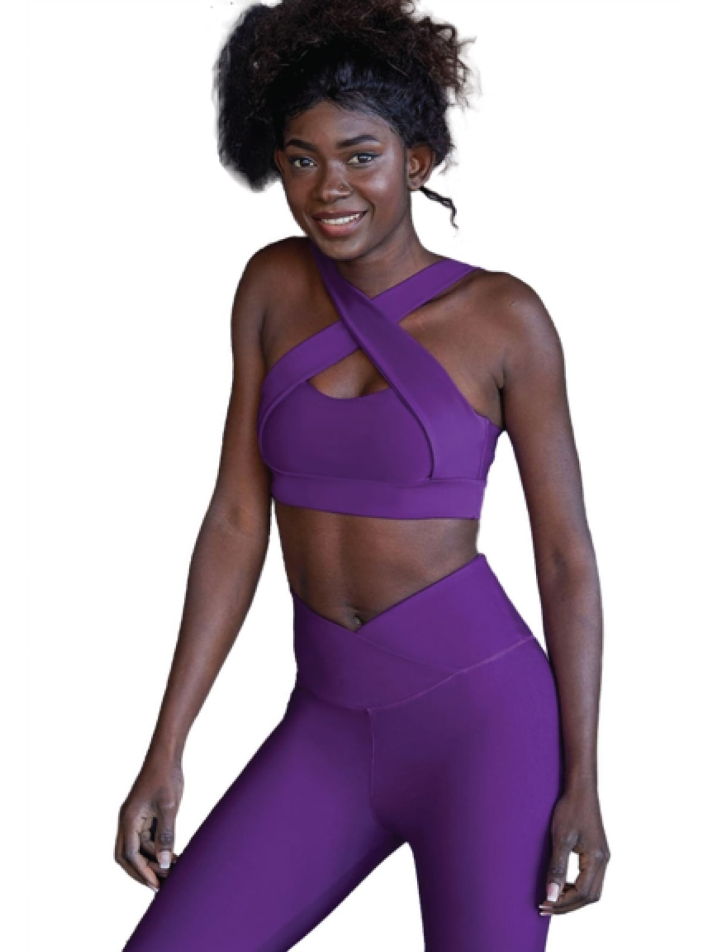 Lismina Slim fit Leggings '1042' in Purple