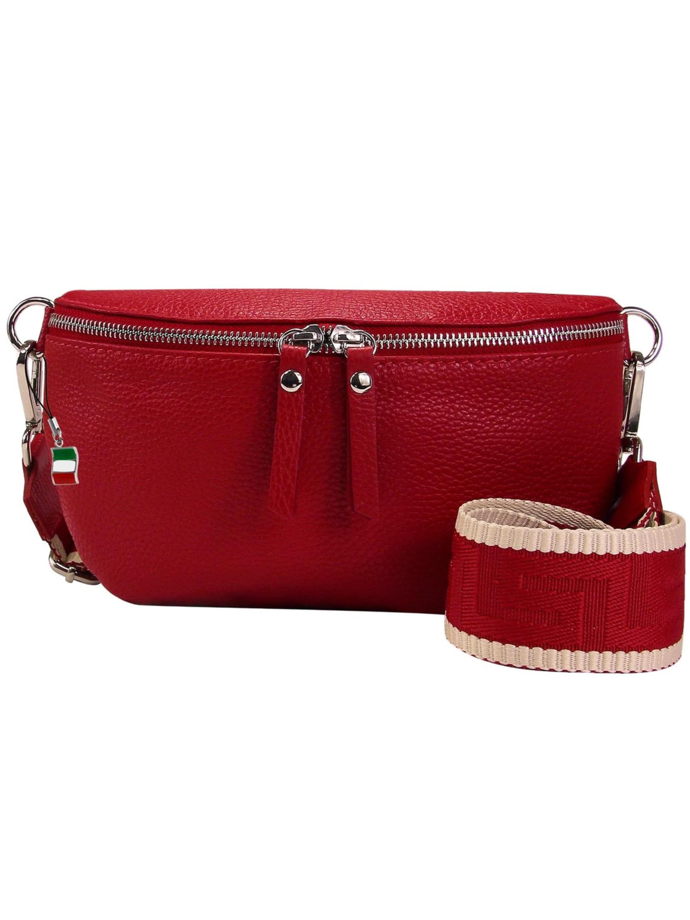 Florence Fanny Pack in Red: front