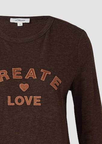T-shirt s.Oliver en marron