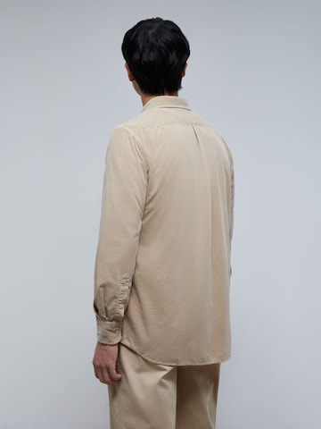 Scalpers Regular fit Button Up Shirt in Beige