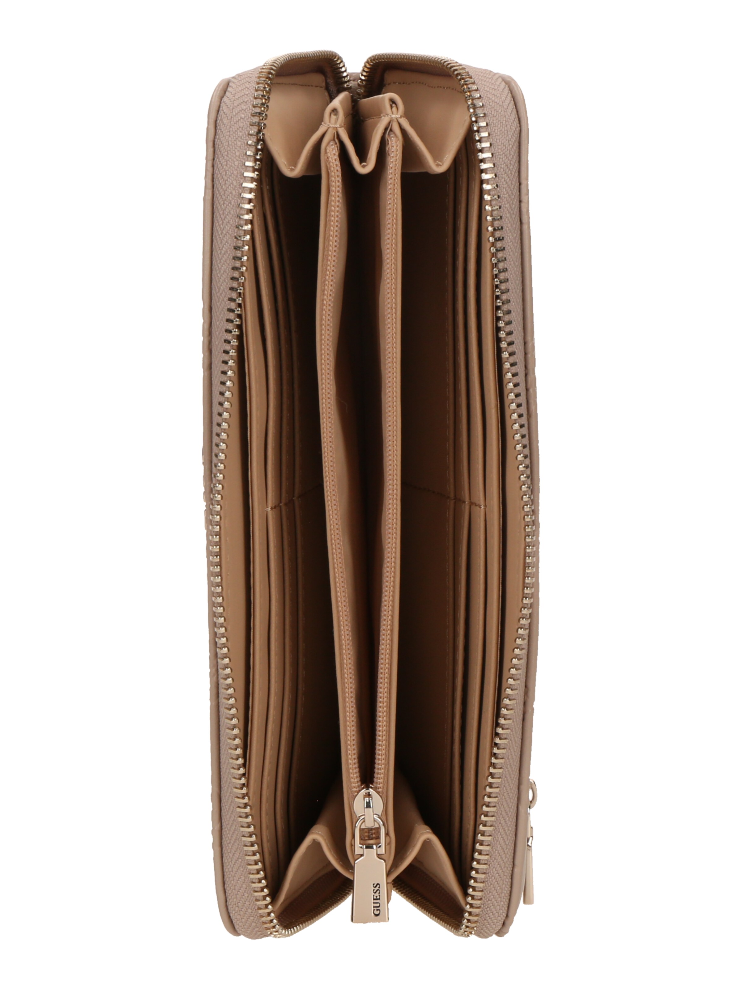 GUESS Wallet 'PHOEBE SLG LARGE ZIP AROUND' in Beige