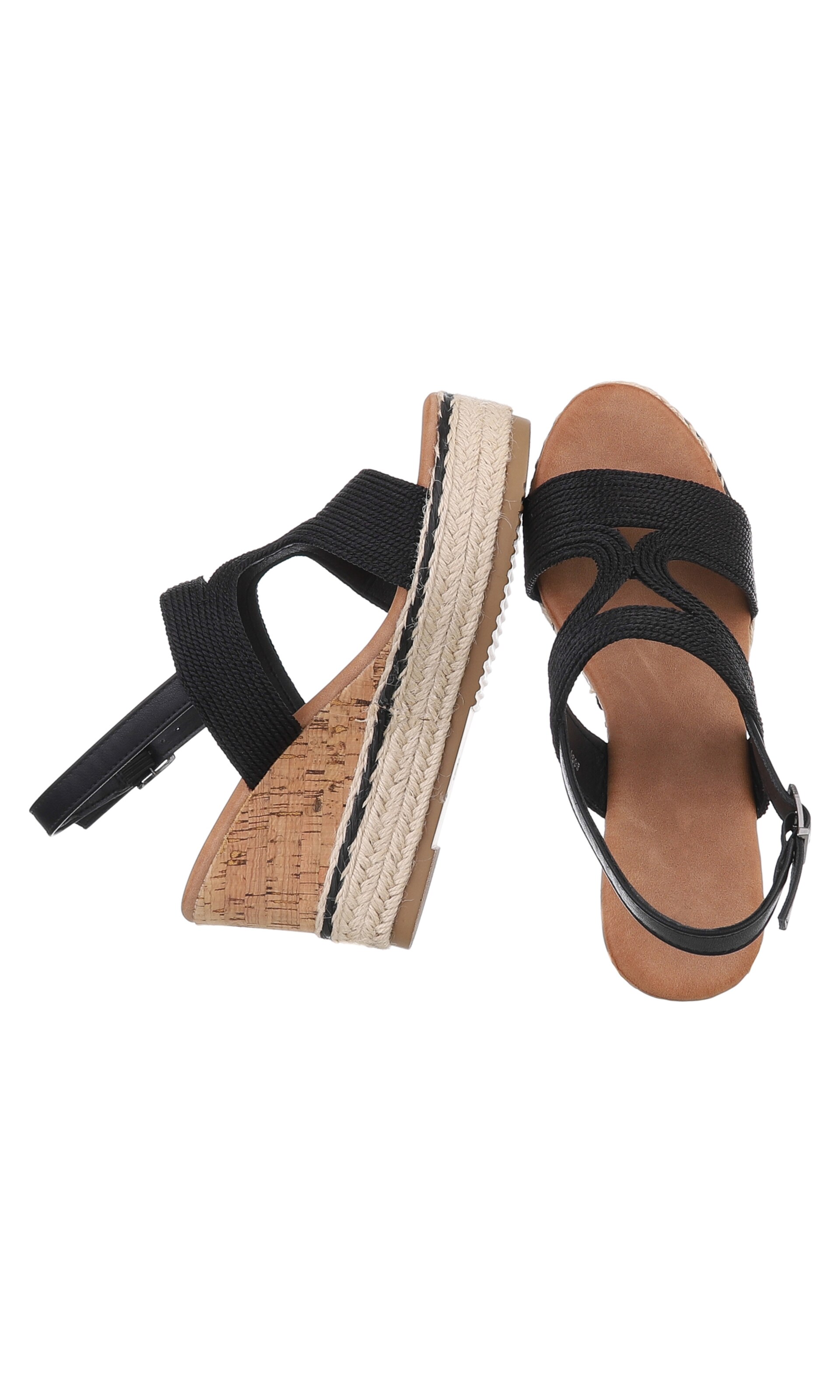 Ital-Design Sandals in Black