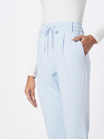 ONLY Slim fit Pleat-front trousers 'Poptrash' in Blue