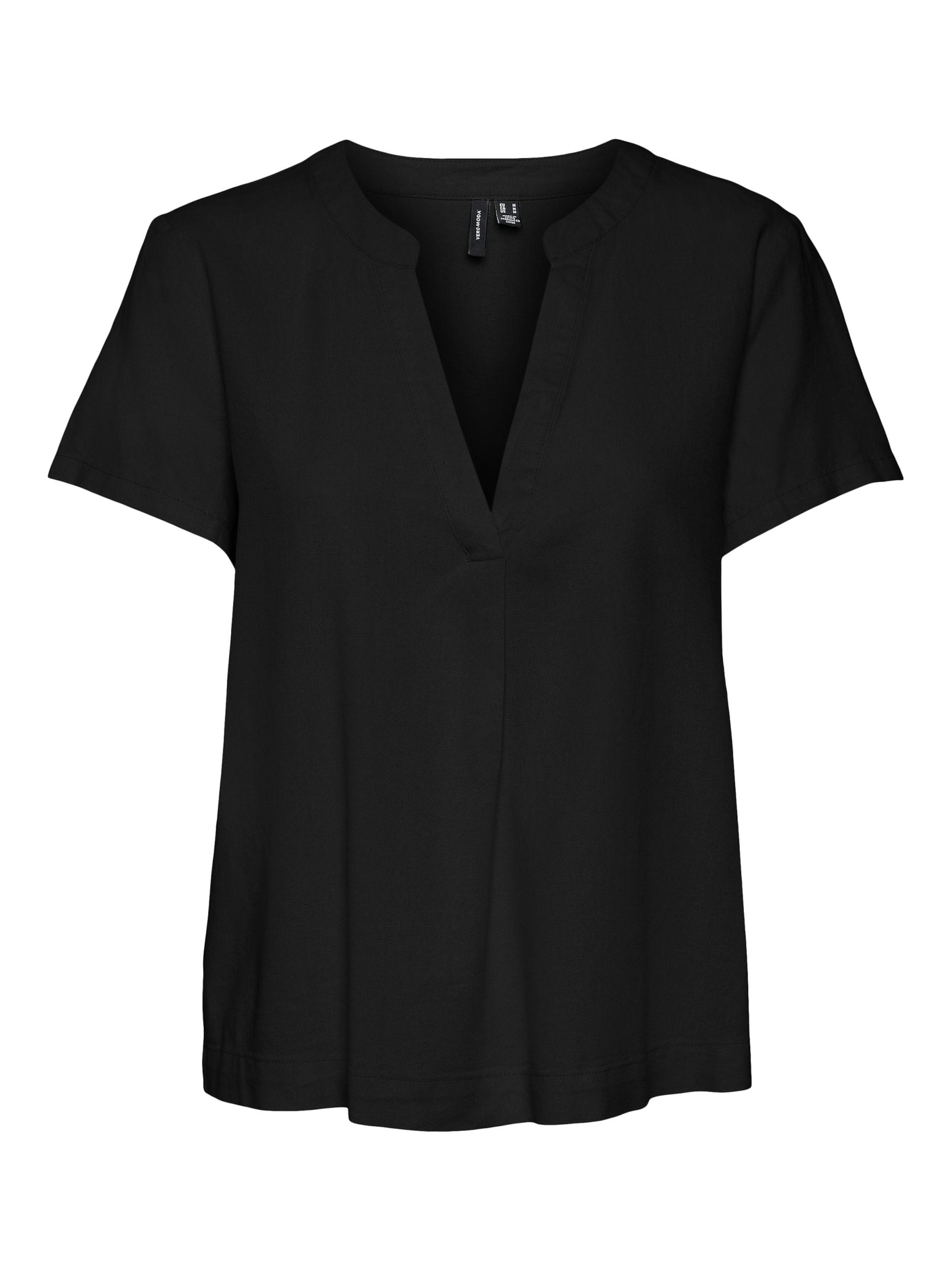 VERO MODA Bluse 'Mymilo' in Schwarz: Vorderseite