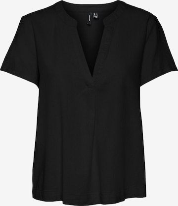 VERO MODA Blouse 'Mymilo' in Zwart: voorkant