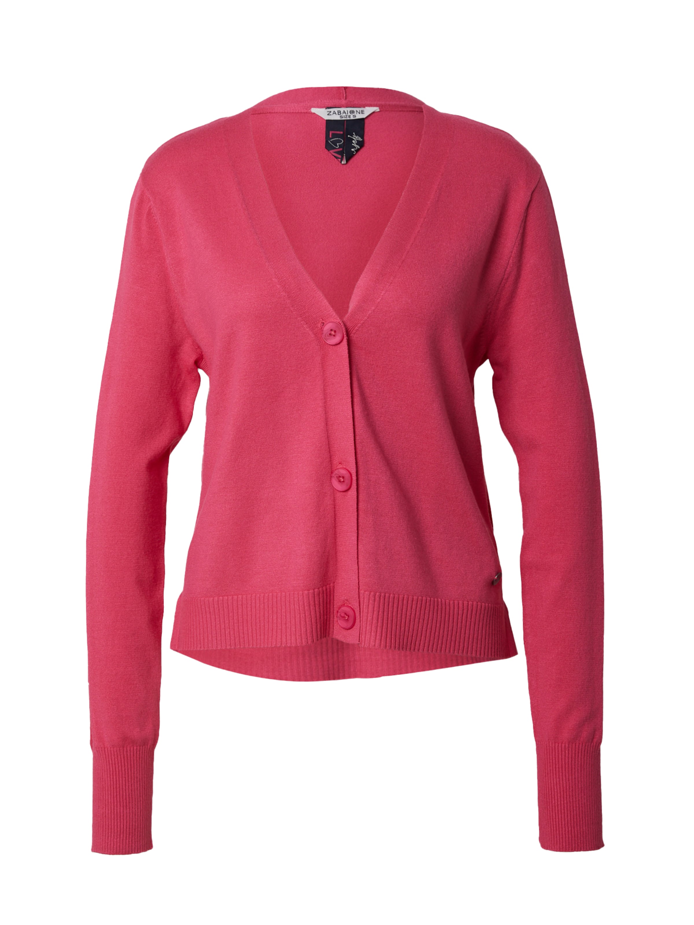 ZABAIONE Knit Cardigan 'Ch44arlotte' in Pink: front