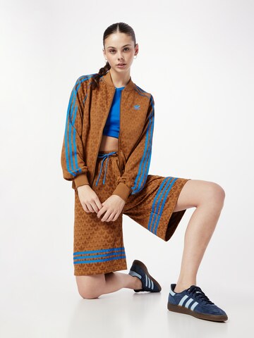 ADIDAS ORIGINALS - Loosefit Pantalón 'Adicolor 70S Bb Monogram' en marrón