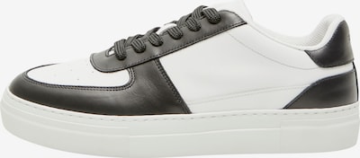 SELECTED HOMME حذاء رياضي بلا رقبة 'Harald' بـ أسود / أبيض, عرض المنتج