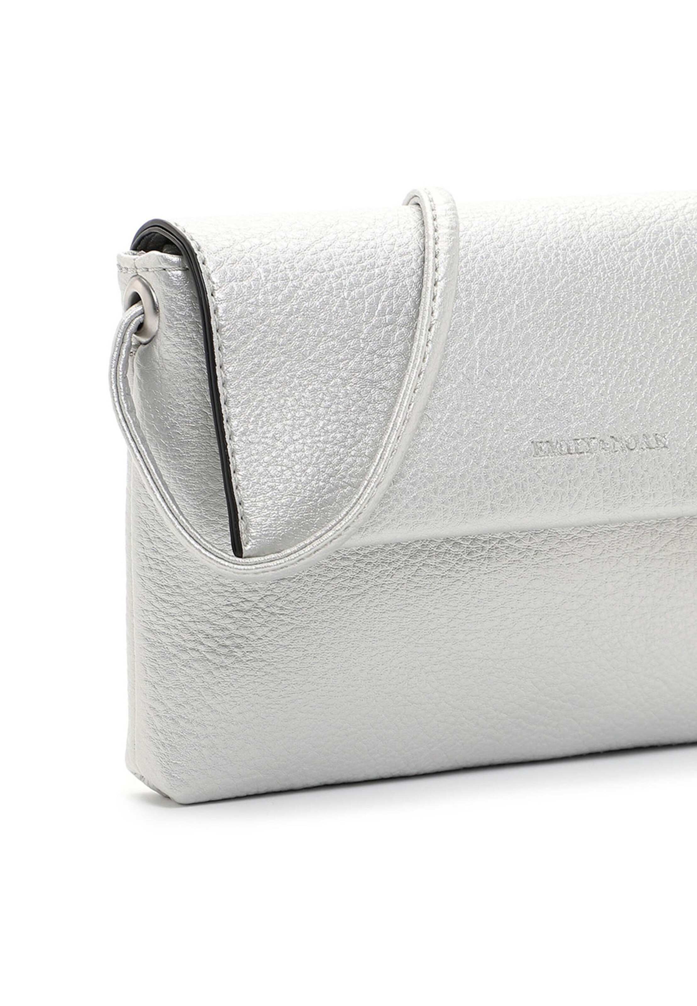 Borsa a spalla 'Emma' di Emily & Noah in argento