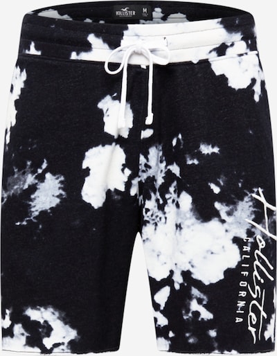 Pantaloni HOLLISTER pe albastru noapte / gri deschis / alb, Vizualizare produs