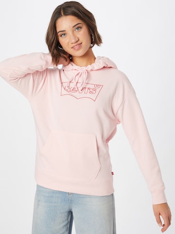 LEVI'S ® - Sweatshirt 'Graphic Standard Hoodie' em rosa: frente