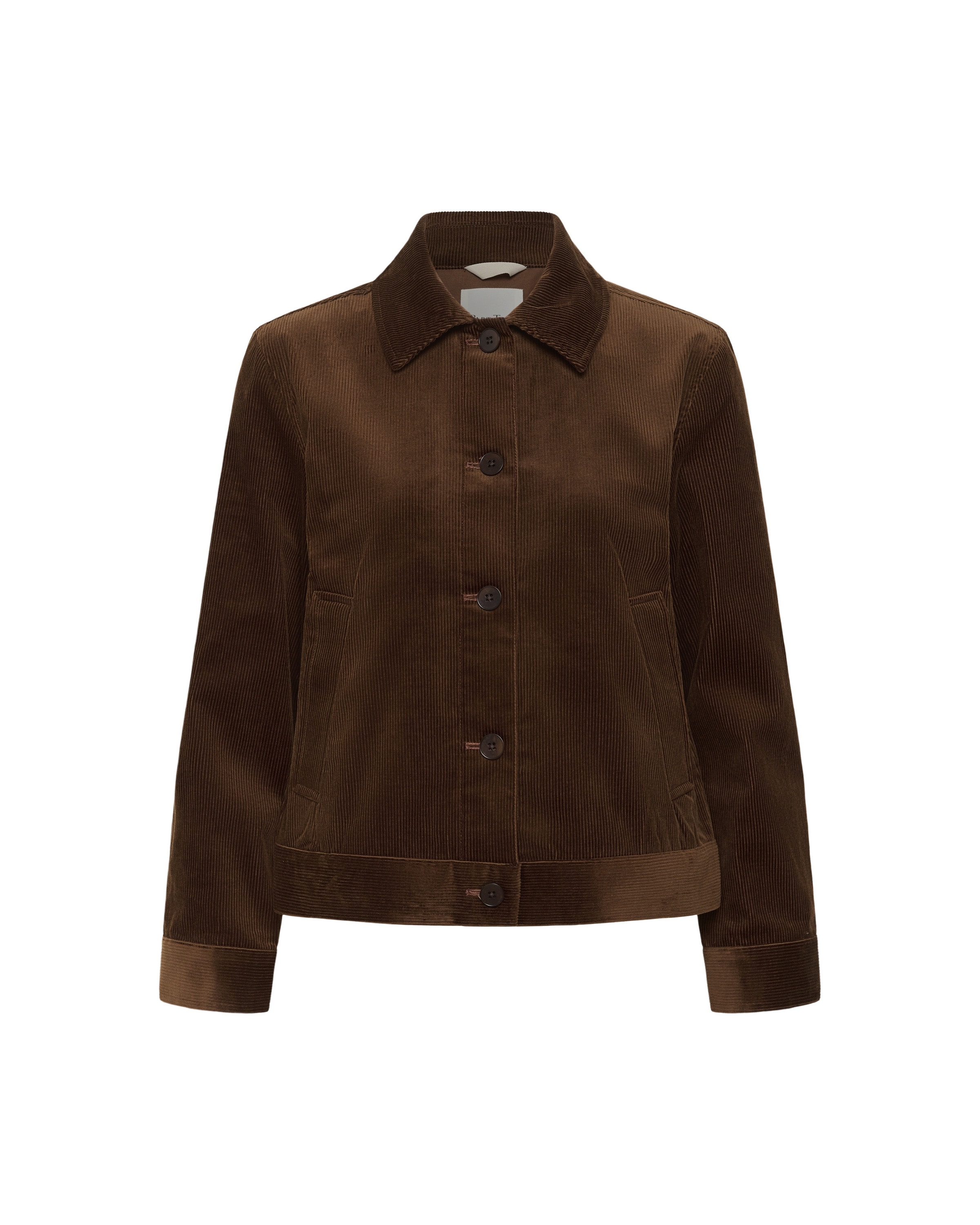 Veste mi-saison Part Two en marron : devant
