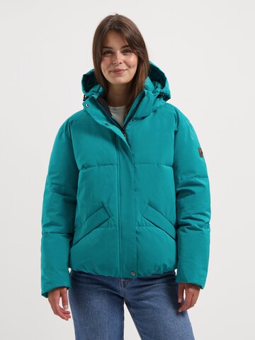 Veste d’hiver 'Miro' Travelin en vert : devant