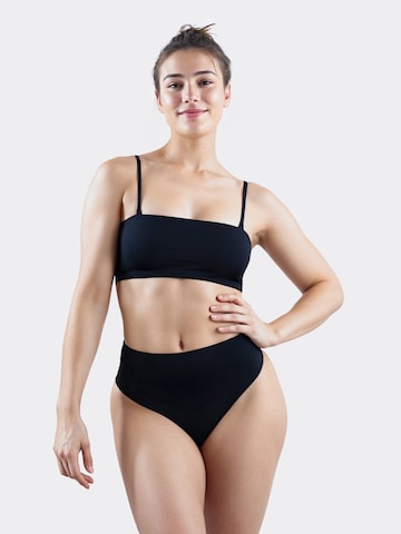 MYLILY Bikini Bottoms 'Brazilian Bikini Hose' in Black: front