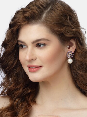 AVANT-GARDE PARIS Ohrringe 'Valeriana' in Lila