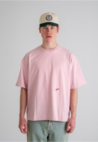 Prohibited Shirt 'Hometown' in Pink: front