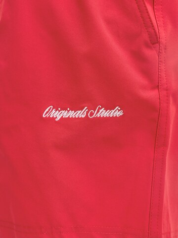 raudona JACK & JONES Maudymosi trumpikės 'JPSTMAUI'