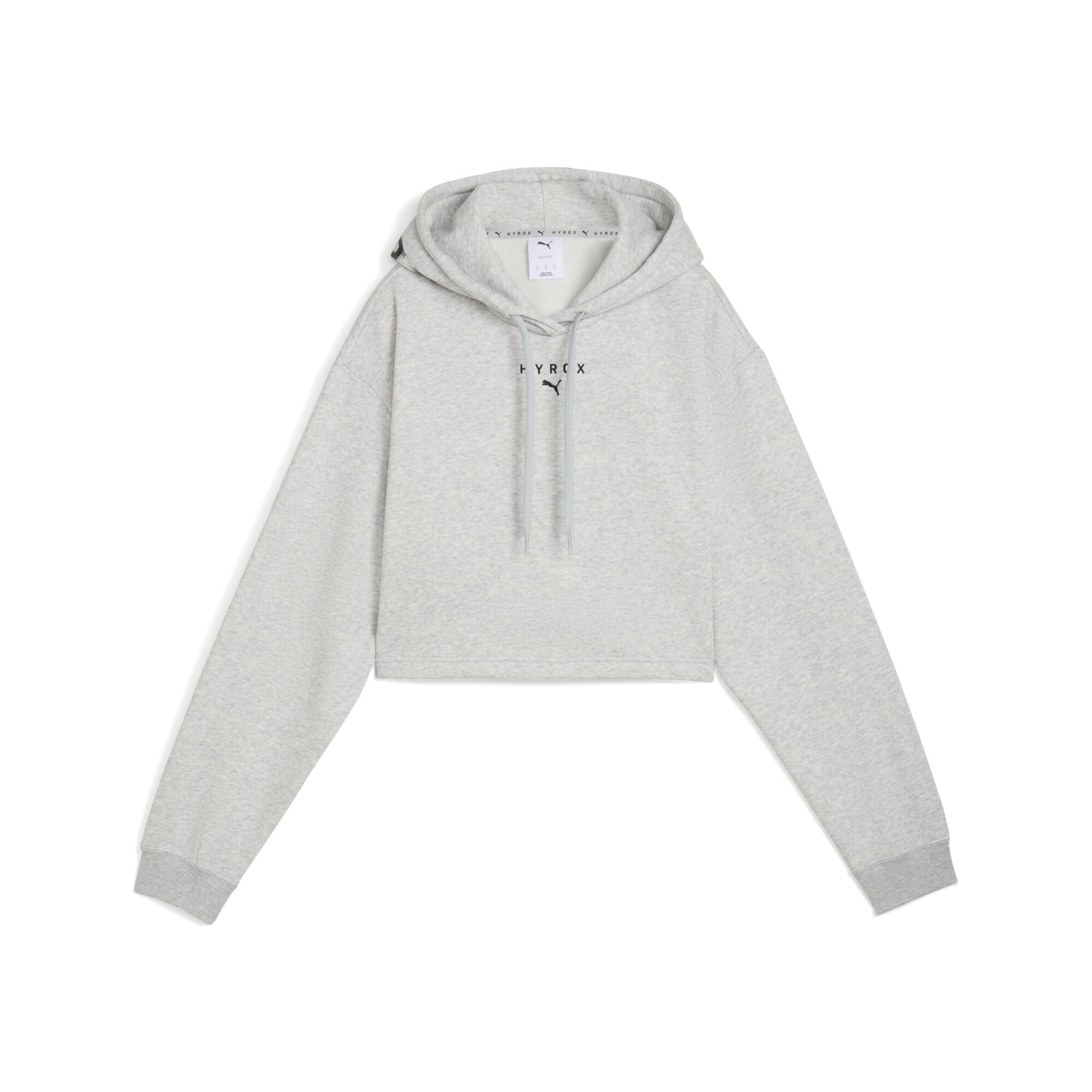 PUMA Sportief sweatshirt 'Puma x Hyrox' in Grijs: voorkant