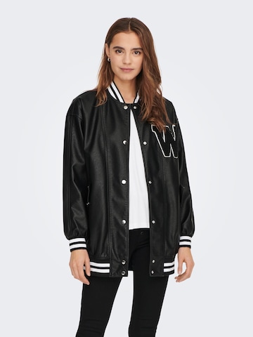 Veste mi-saison 'RONJA' ONLY en noir : devant