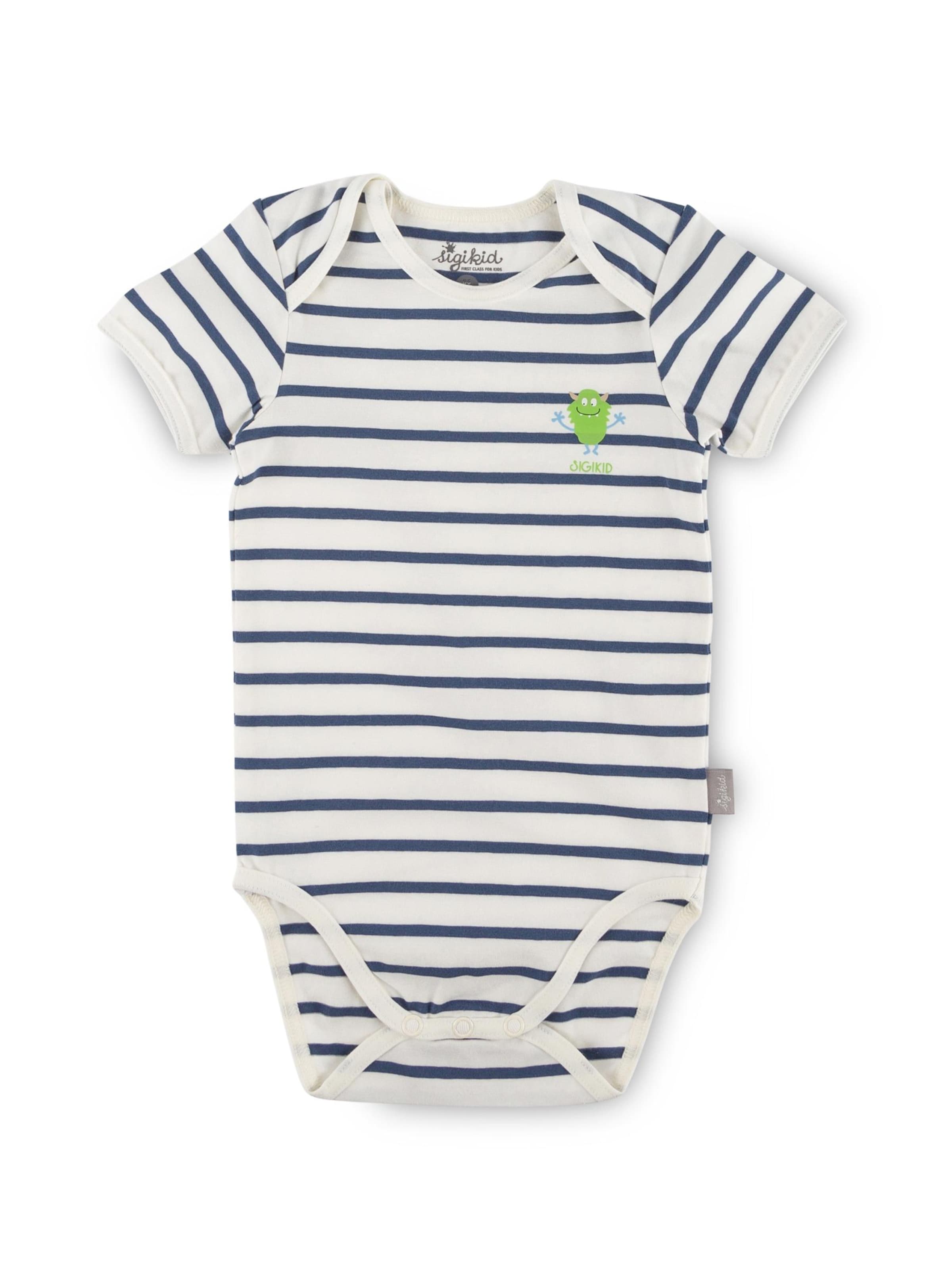 SIGIKID Romper/Bodysuit in White: front