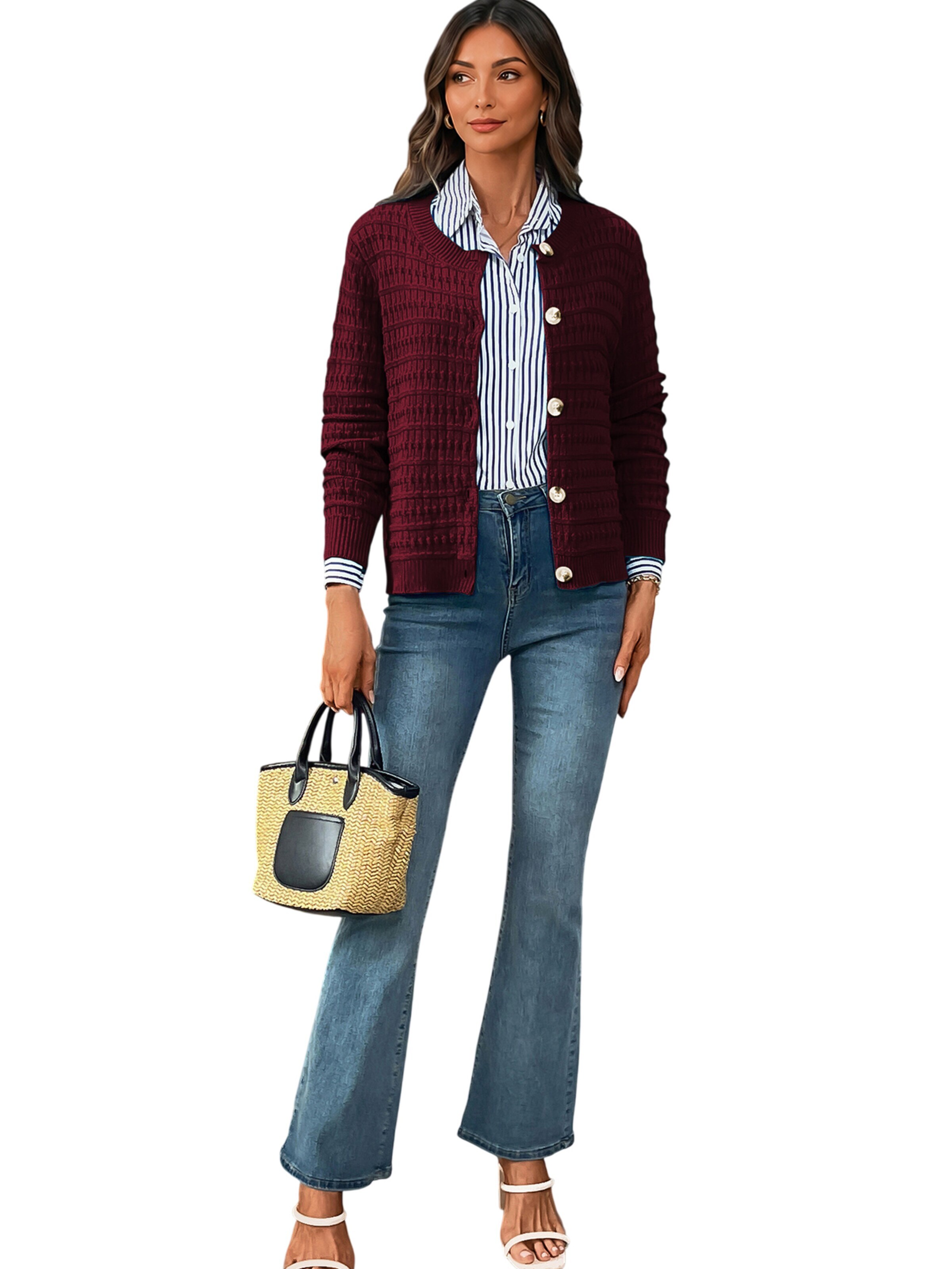 Magicshe Strickjacke 'Strickjacke'‌‌‌‌‌‌‌ in Rot