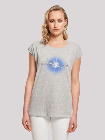 T-shirt 'Nasa Kennedy Space Centre Planet' F4NT4STIC en gris : devant