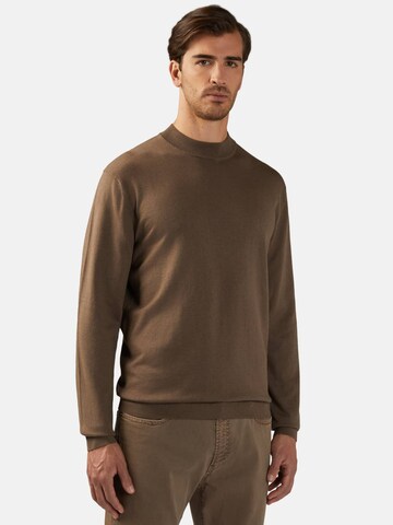 Pull-over Boggi Milano en marron : devant