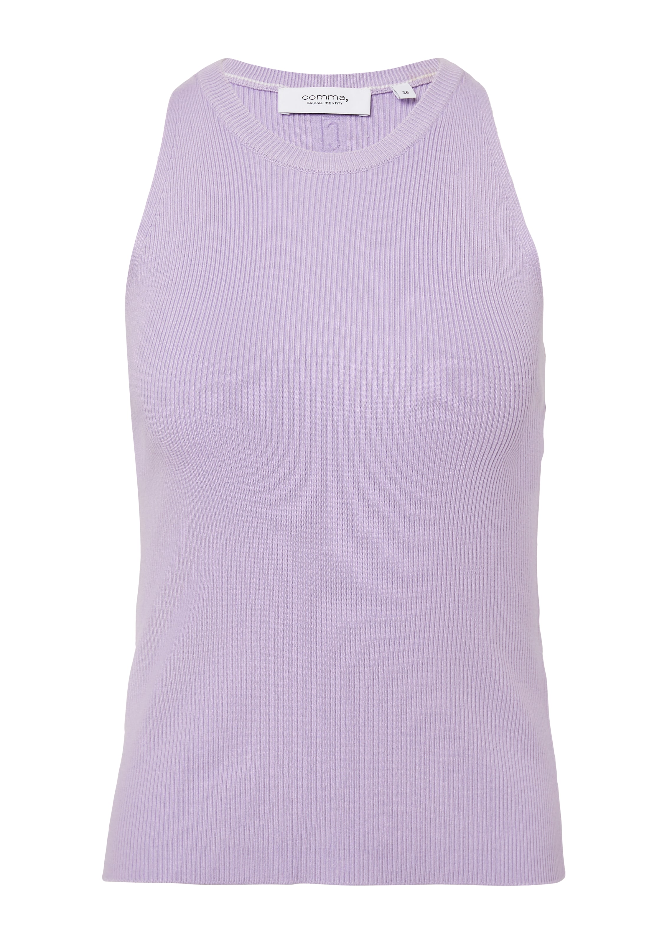 comma casual identity Stricktop in Lila: Vorderseite