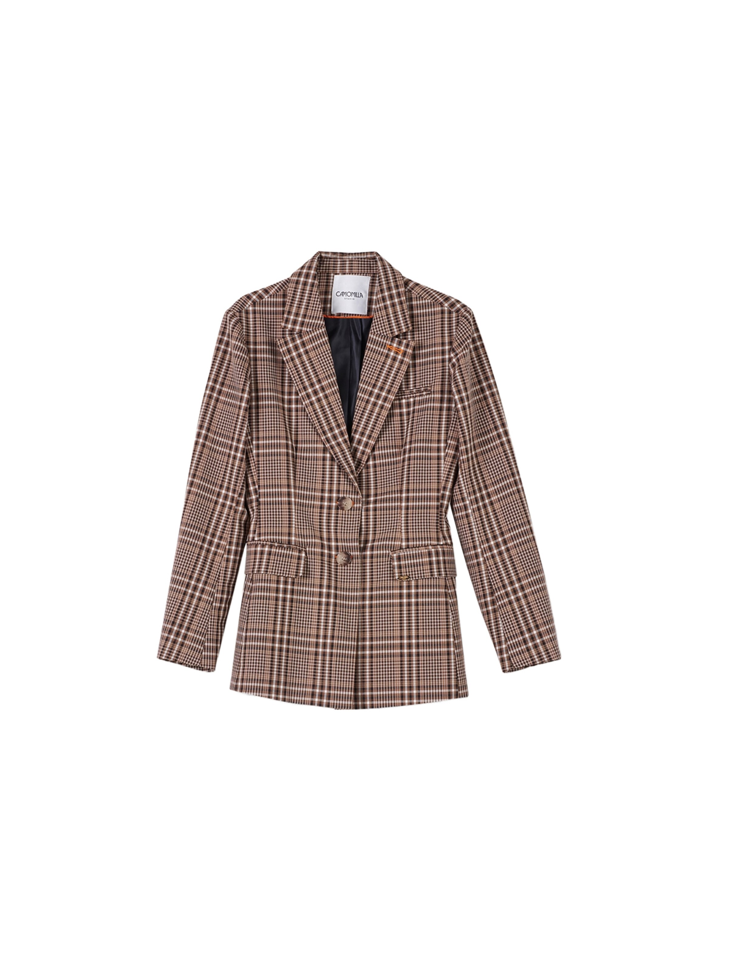 Camomilla Italia Between-Season Jacket 'Gighen' in Brown: front
