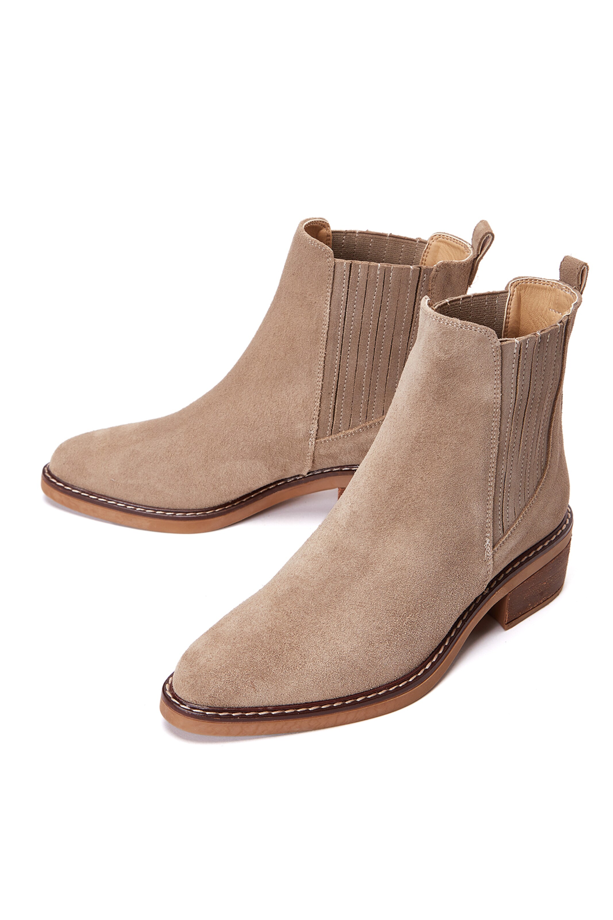 Derimod Chelsea boots in Beige