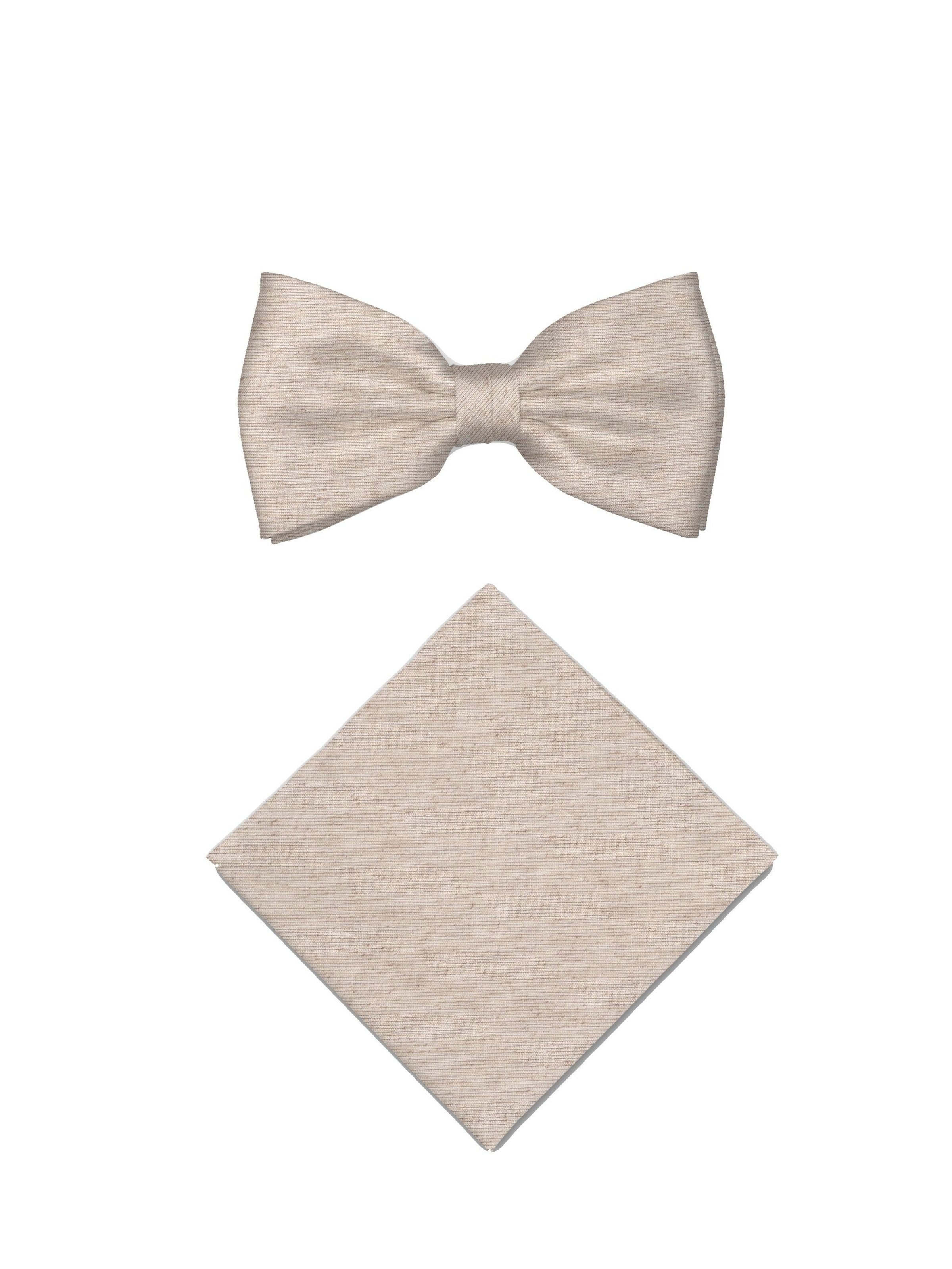 Real Guys Bow Tie in Beige: front